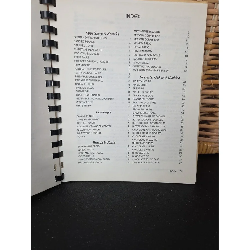 Coates Elementary School Cookbook Danville, Virginia Vintage‎ Recipe Book Local
